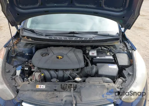 2013 Hyundai Elantra Gls from USA, damaged, VIN KMHDH4AE1DU633368